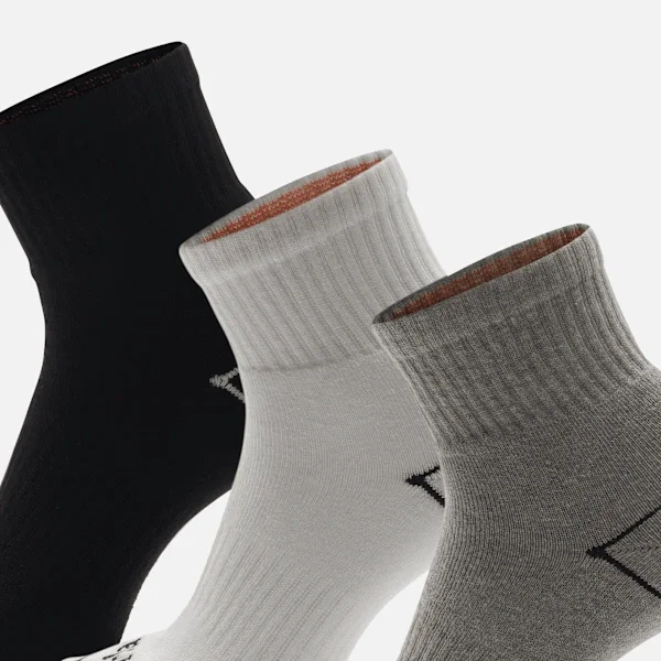 Conjunto de 3 pares de meias curtas com amortecimento total Bowden Conjunto de 3 pares de meias curtas com amortecimento total Bowden