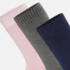 Conjunto de 3 pares de meias curtas para mulher Ashland em tom mesclado