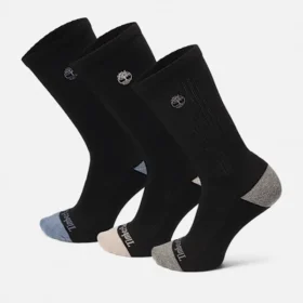 Conjunto de 3 pares de meias de cano curto com meio acolchoamento Sagamore Beach para mulher Conjunto de 3 pares de meias de cano curto com meio acolchoamento Sagamore Beach para mulher