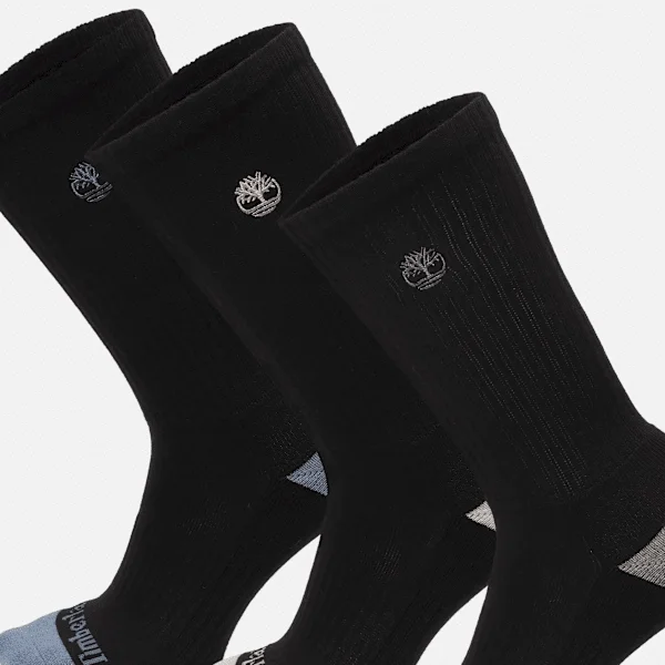 Conjunto de 3 pares de meias de cano curto com meio acolchoamento Sagamore Beach para mulher Conjunto de 3 pares de meias de cano curto com meio acolchoamento Sagamore Beach para mulher