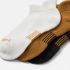 Conjunto de 3 pares de meias invisíveis Newmarket com amortecimento parcial Conjunto de 3 pares de meias invisíveis Newmarket com amortecimento parcial