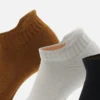 Conjunto de 3 pares de meias invisíveis Newmarket com amortecimento parcial Conjunto de 3 pares de meias invisíveis Newmarket com amortecimento parcial
