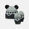 Conjunto de chapéus e luvas Fairisle para crianças