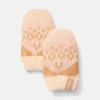 Conjunto de chapéus e luvas Fairisle para crianças