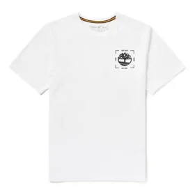 Desportivo Casual de Gola Redonda para Homem Branco