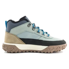 GreenStride Motion 6 Leather Super Ox “Nubuck Cinza Claro”