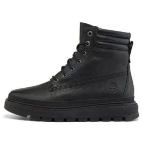 GreenStride Ray City 6-Inch Boot, impermeável e de largura ampla “Preto Full Grain”