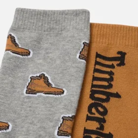 Hampshire – Conjunto de 2 pares de meias curtas estampadas