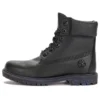 Heritage 6-Inch Boot impermeável “Couro preto com sola de borracha”