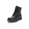 Heritage 6-Inch Boot impermeável “Couro preto com sola de borracha”