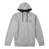 Hoodie com fecho frontal Oyster River “Cinza”