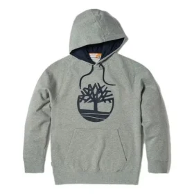 Hoodie com logótipo da árvore “Cinza”