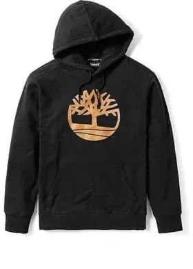 Hoodie com logótipo dourado “Preto”