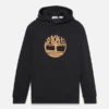 Hoodie Timberland com logótipo da árvore – Preto/Trigo