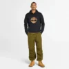 Hoodie Timberland com logótipo da árvore – Preto/Trigo