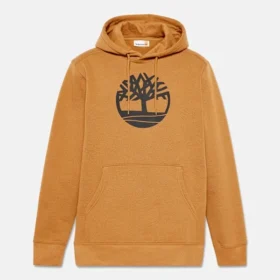 Hoodie Timberland com logótipo da árvore – Trigo/Preto