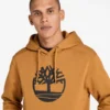 Hoodie Timberland com logótipo da árvore – Trigo/Preto