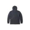 Hoodie tingido com técnica mista “Cinza escuro”