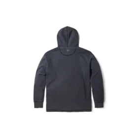 Hoodie tingido com técnica mista “Cinza escuro”