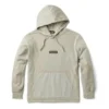 Hoodie tingido em tecido misto “Island Fossil”
