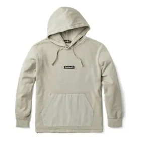 Hoodie tingido em tecido misto “Island Fossil”