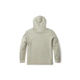 Hoodie tingido em tecido misto “Island Fossil”