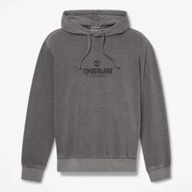 Hoodie tingido na peça para homem