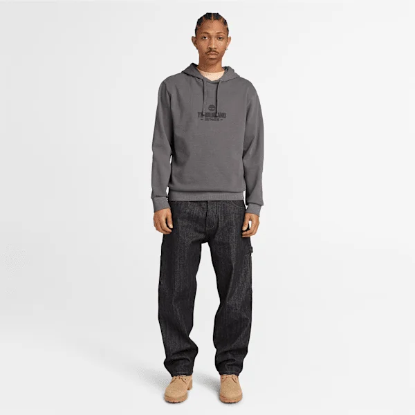 Hoodie tingido na peça para homem Hoodie tingido na peça para homem