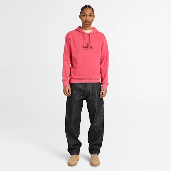 Hoodie tingido na peça para homem Hoodie tingido na peça para homem