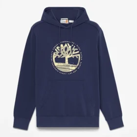 Hoodies com capuz e estampado Lake House para homem