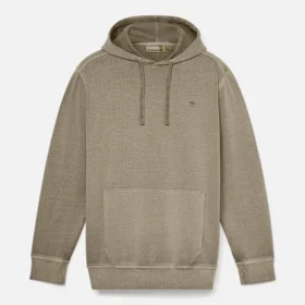 Hoodies com capuz Merrymack River tingidos em peça para homem