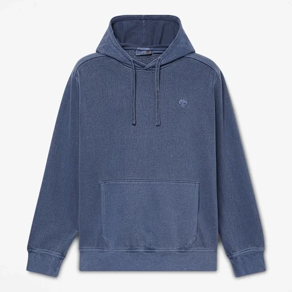 Hoodies com capuz Merrymack River tingidos em peça para homem Hoodies com capuz Merrymack River tingidos em peça para homem