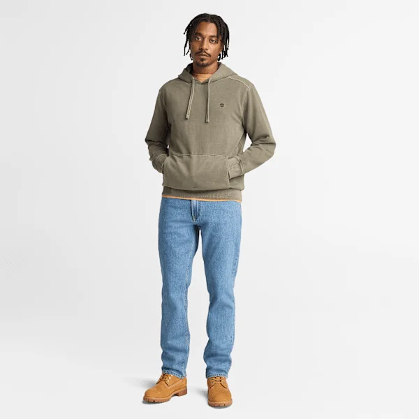 Hoodies com capuz Merrymack River tingidos em peça para homem Hoodies com capuz Merrymack River tingidos em peça para homem