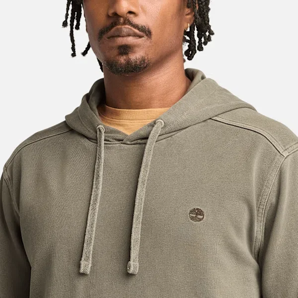 Hoodies com capuz Merrymack River tingidos em peça para homem Hoodies com capuz Merrymack River tingidos em peça para homem