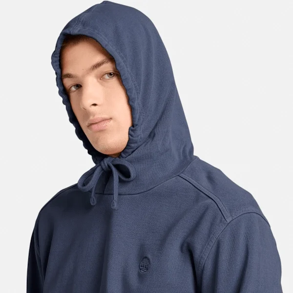 Hoodies com capuz Merrymack River tingidos em peça para homem Hoodies com capuz Merrymack River tingidos em peça para homem