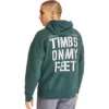 Hoodies com logótipo e palavras nas costas “Green”