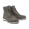 Lucia Way 6-Inch Boot de 15 cm, impermeável e de corte largo “Nubuck cinzento médio”