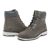 Lucia Way 6-Inch Boot de 15 cm, impermeável e de corte largo “Nubuck cinzento médio”