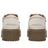 Plataforma Stone Street com fivela “Nubuck natural bege”