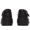 Plataforma Stone Street com fivela “Preto Full Grain”