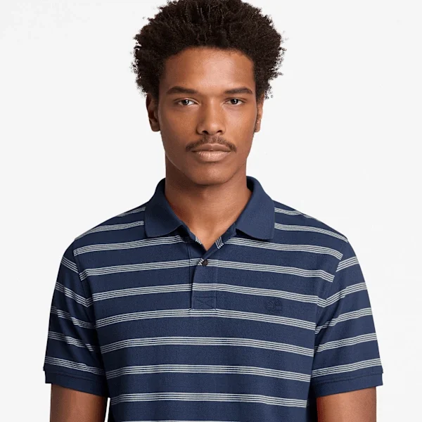 Polos de manga curta às riscas Millers River para homem Polos de manga curta às riscas Millers River para homem