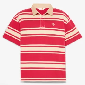 Polos de rugby de manga curta às riscas Polos de rugby de manga curta às riscas
