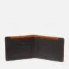 Porta-notas masculino bicolor com janela traseira para porta-documentos Porta-notas masculino bicolor com janela traseira para porta-documentos