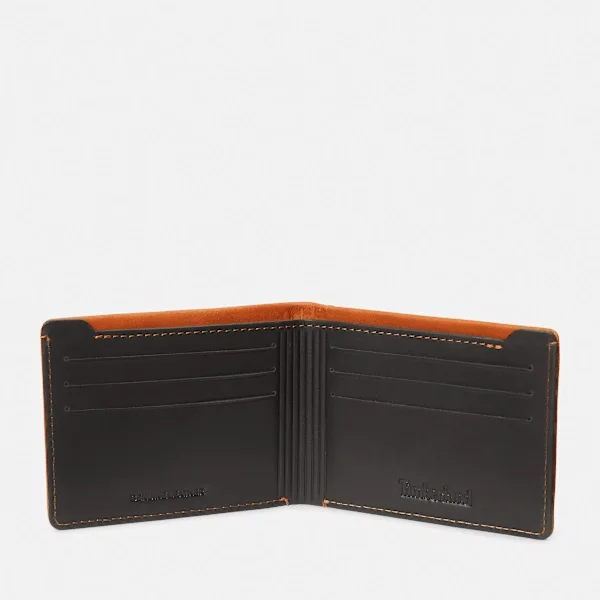 Porta-notas masculino bicolor com janela traseira para porta-documentos Porta-notas masculino bicolor com janela traseira para porta-documentos