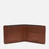 Porta-notas masculino bicolor com janela traseira para porta-documentos Porta-notas masculino bicolor com janela traseira para porta-documentos