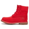 Premium Waterproof Boot de 15 cm Edição 50.º Aniversário “Nubuck Vermelho Médio”