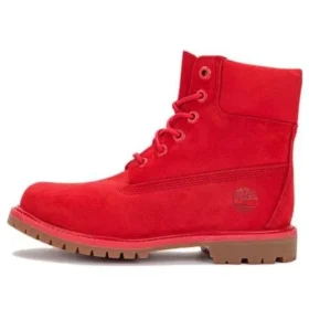 Premium Waterproof Boot de 15 cm Edição 50.º Aniversário “Nubuck Vermelho Médio”