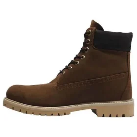 Premium Waterproof Boot de 15 cm “Nubuck castanho escuro”