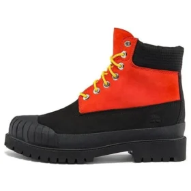 Premium Waterproof Boot de 15 cm “Nubuck Laranja Médio com Preto”