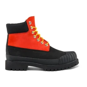 Premium Waterproof Boot de 15 cm “Nubuck Laranja Médio com Preto”